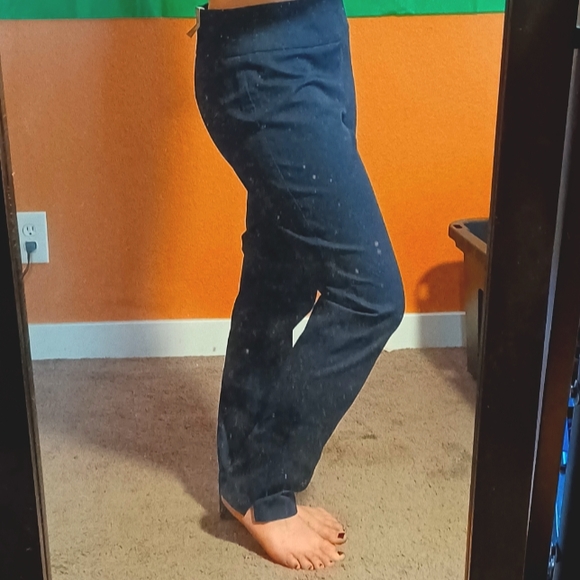 Fabulously Slimming By Chico's Navy Blue Pants - Picture 1 of 7